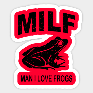 I Love Frogs Sticker